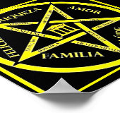 Pentagrama Invertido Papel Poster Especial (Fosco) (Hoek)