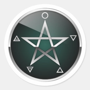 Pentakel 041020 ronde sticker