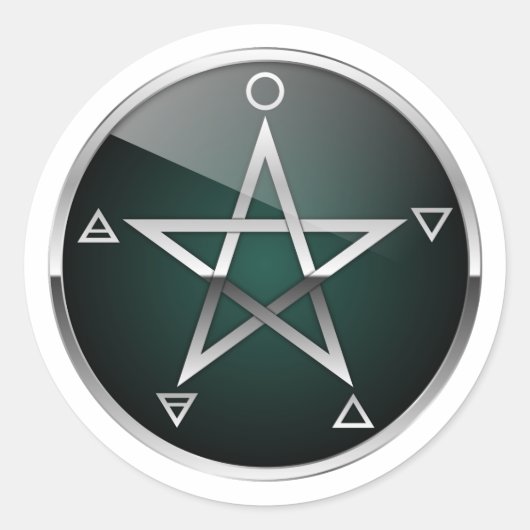 Pentakel 041020 ronde sticker (Voorkant)