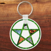 Pentakel met elementen sleutelhanger (Voorkant)