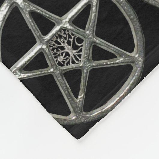 Pentakelboom van de reddingsvlot fleece deken (Hoek)