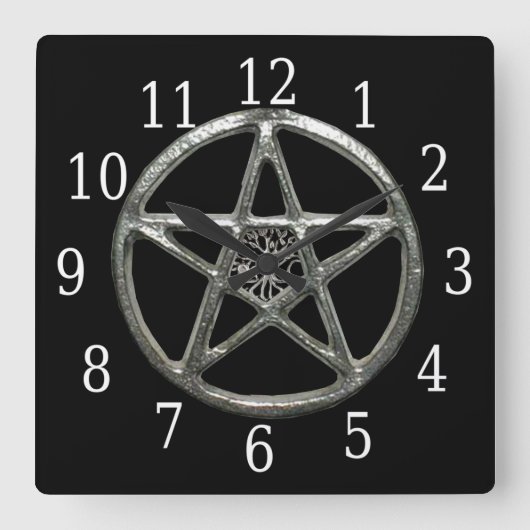 Pentakelboom van Life Square klok (Voorkant)