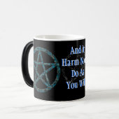 Pentakels: Blauw Magische Mok (Voorkant links)