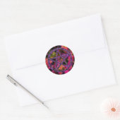 Pentakels: Violet Ronde Sticker (Envelop)