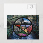 Pentakle Collage briefkaart (Voorkant / Achterkant)