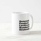 Pentateuch | Genesis Exodus Leviticus Numbers... Koffiemok (Voorkant rechts)