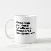 Pentateuch | Genesis Exodus Leviticus Numbers... Koffiemok (Links)