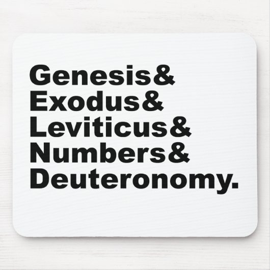 Pentateuch | Genesis Exodus Leviticus Numeri... Muismat (Voorkant)