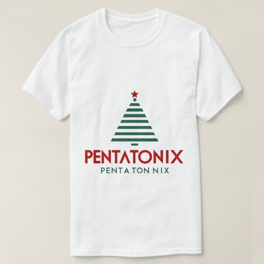 Pentatonix gelikte kerst t-shirt (Design voorkant)