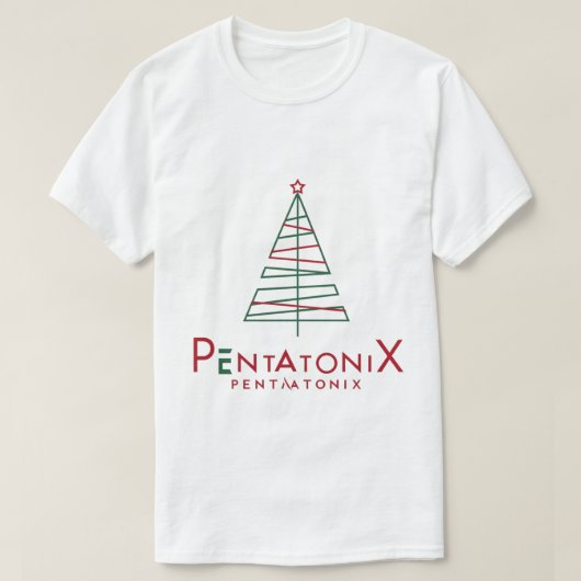 Pentatonix gelikte kerst t-shirt (Design voorkant)