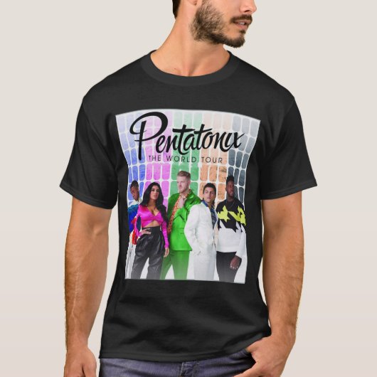 Pentatonix ptx-rondleiding t-shirt (Voorkant)