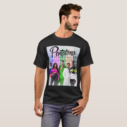 Pentatonix ptx-rondleiding t-shirt (Voorkant volledig)
