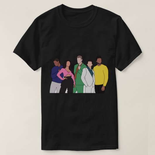 Pentatonix Sticker T-shirt (Design voorkant)
