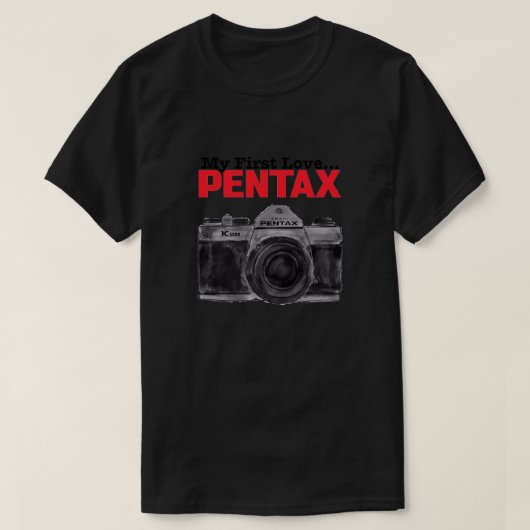 Pentax K1000 My First Love Relaxed Fit T-shirt (Design voorkant)
