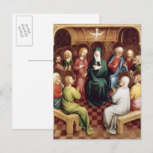 Pentecost, 1450 briefkaart (Voorkant / Achterkant)