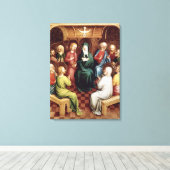 Pentecost, 1450 canvas afdruk (Insitu (Houten vloer))