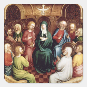 Pentecost, 1450 vierkante sticker