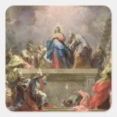 Pentecost, 1732 vierkante sticker (Voorkant)