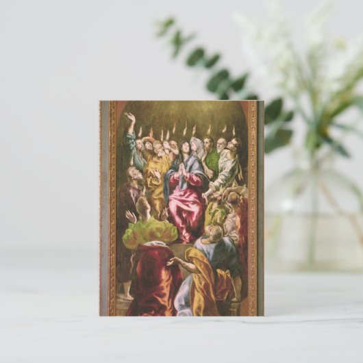 Pentecost, c.1604-14 briefkaart (Staand voorkant)