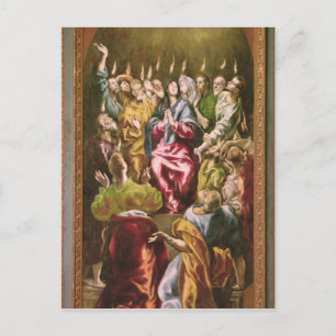 Pentecost, c.1604-14 briefkaart