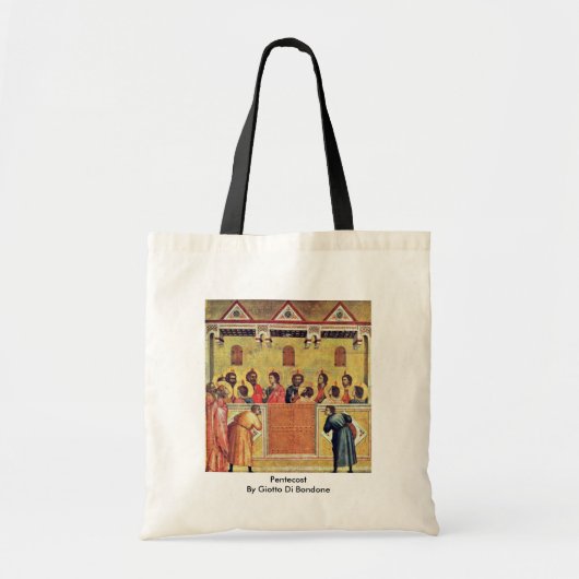 Pentecost door Giotto di Bondone Tote Bag (Voorkant)
