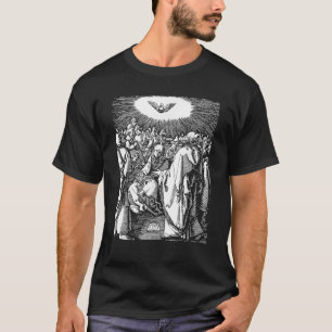 Pentecost Dove Tongues of Fire Flame Heilige Geest T-shirt