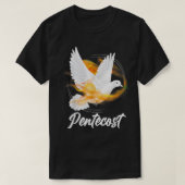 Pentecost Doves Tongues Fire Flame Heilige Geest C T-shirt (Design voorkant)