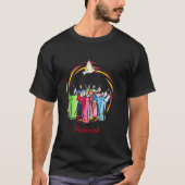 Pentecost Doves Tongues Fire Flame Heilige Geest C T-shirt (Voorkant)
