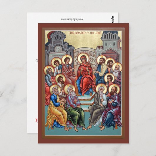 Pentecost Prayer-kaart Briefkaart (Voorkant / Achterkant)