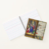 Pentecost Scene Medieval Renaissance Manuscript Notitieboek (Binnen)