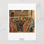 Pentecost van Duccio Briefkaart (Voorkant)