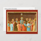Pentecost: Verdaling van de Heilige Geest (SB 01) Briefkaart (Voorkant / Achterkant)