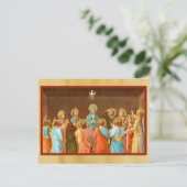 Pentecost: Verdaling van de Heilige Geest (SB 01) Briefkaart (Staand voorkant)