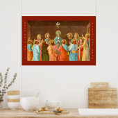 Pentecost: Verdaling van de Heilige Geest (SB 01) Poster (Keuken)