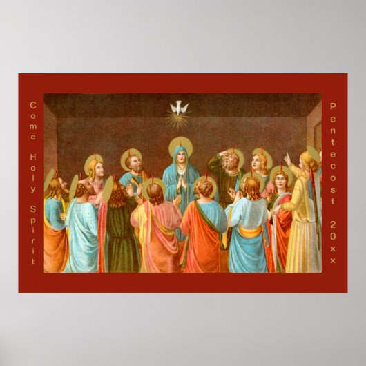 Pentecost: Verdaling van de Heilige Geest (SB 01) Poster (Voorkant)