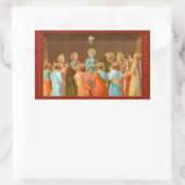 Pentecost: Verdaling van de Heilige Geest (SB 01) Rechthoekige Sticker (Tas)