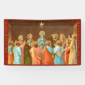 Pentecost: Verdaling van de Heilige Geest (SB 01) Spandoek (Horizontaal)