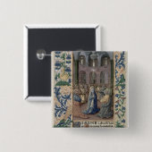 Pentecost Vierkante Button 5,1 Cm (Voorkant /achterkant)