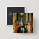 Pentecost Vierkante Button 5,1 Cm (Voorkant /achterkant)