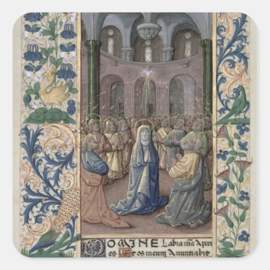 Pentecost Vierkante Sticker (Voorkant)