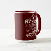 Pentecostal Deacon, aangedreven door God en koffie Mok (Voorkant rechts)