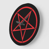 Pentegram-wandklok Grote Klok (Hoek)
