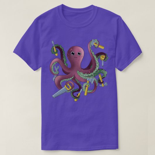 penter-octopus t-shirt (Design voorkant)