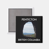 PENTICTON, BRITS-COLUMBIA Koelkast Magnet (Voorkant / Achterkant)