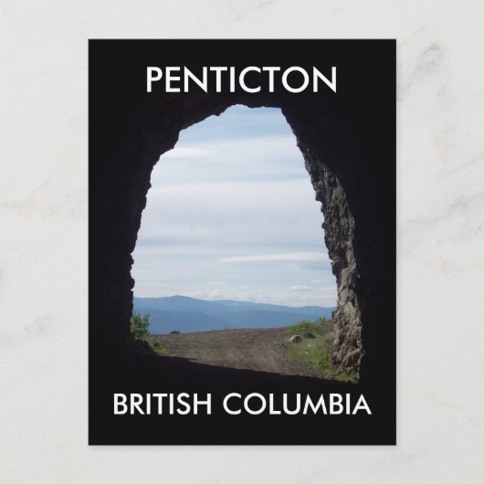 PENTICTON, BRITSE Briefkaart COLUMBIA (Voorkant)