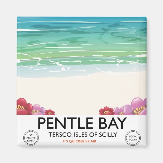 Pentle Bay, Tresco, Isles of Scilly Magneet (Voorkant)