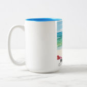 Pentle Bay, Tresco, Scilly-eilanden Tweekleurige Koffiemok (Links)