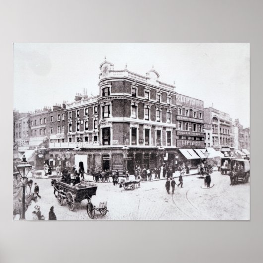 Pentonville Road scene, Islington, Londen Poster (Voorkant)