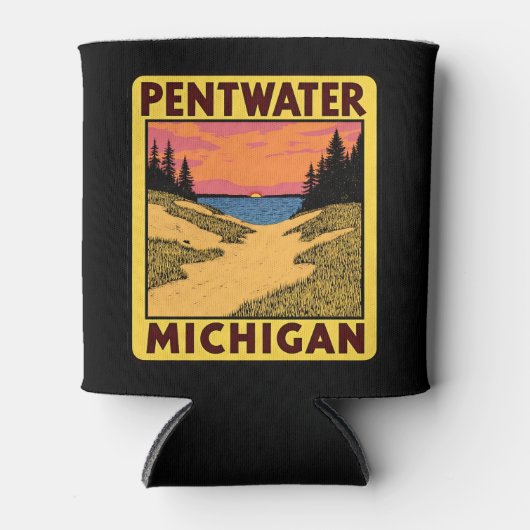  Pentwater Michigan Blikjeskoeler (Voorkant)