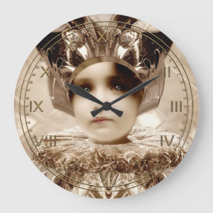 Penumbra Cyborg Clock Grote Klok